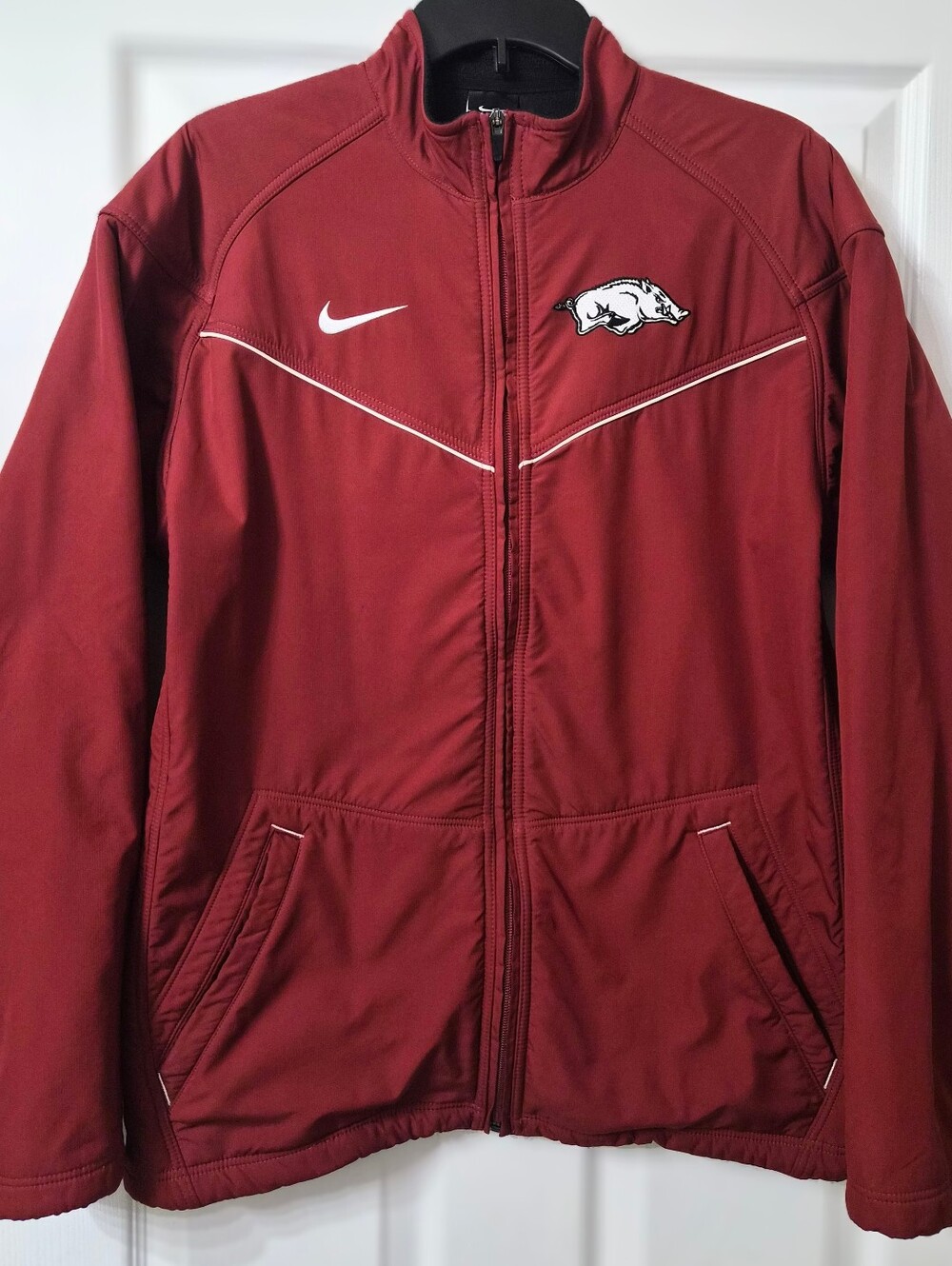 Men's Nike Therma-fit Arkansas Razorbacks Full Zip Jacket Sz. M